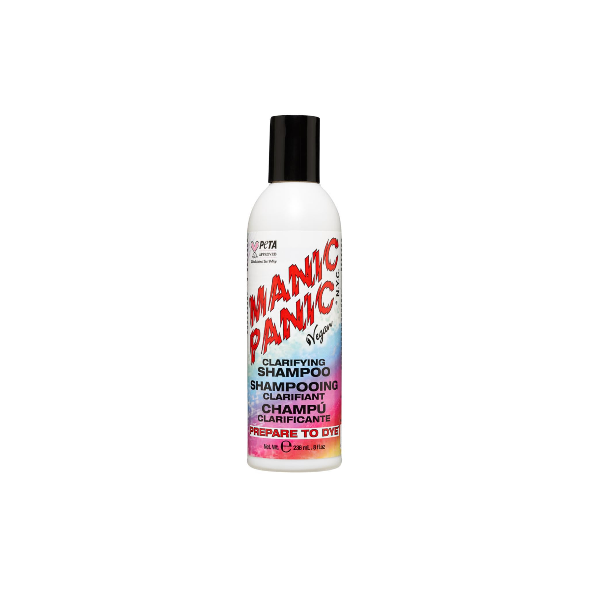 Manic Panic Clarifying Shampoo for Pre-Dye Hair Preparation